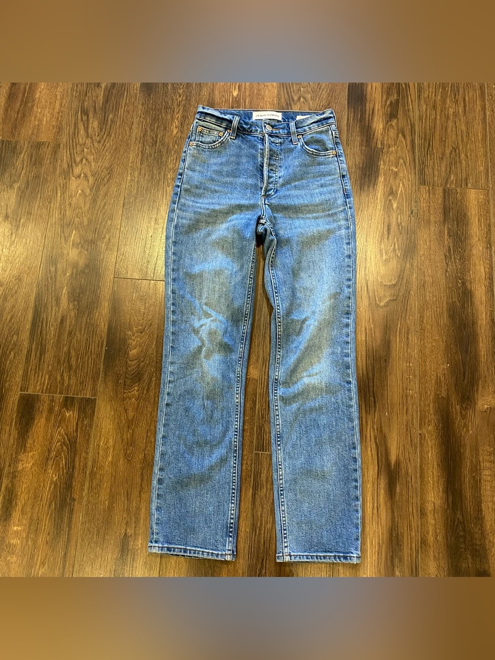 Denim Forum The Arlo high rise straight